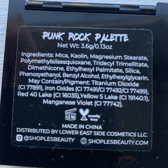 2/$20 Lower East Side Punk Rock palette - Picture 3 of 4